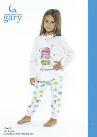 PIGIAMA BAMBINA M/L L30006 Tellini S.r.l. Ingrosso Abbigliamento